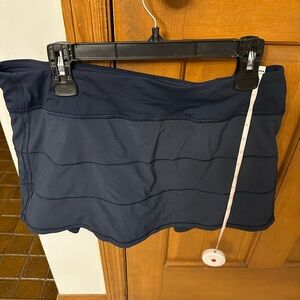 Lululemon Dark Blue Pace Rival Skirt